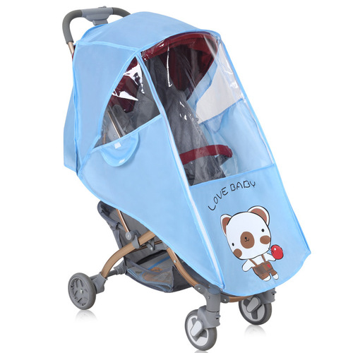Universal stroller stroller rain cover children's car windshield rain cover baby stroller umbrella stroller rain cover raincoat