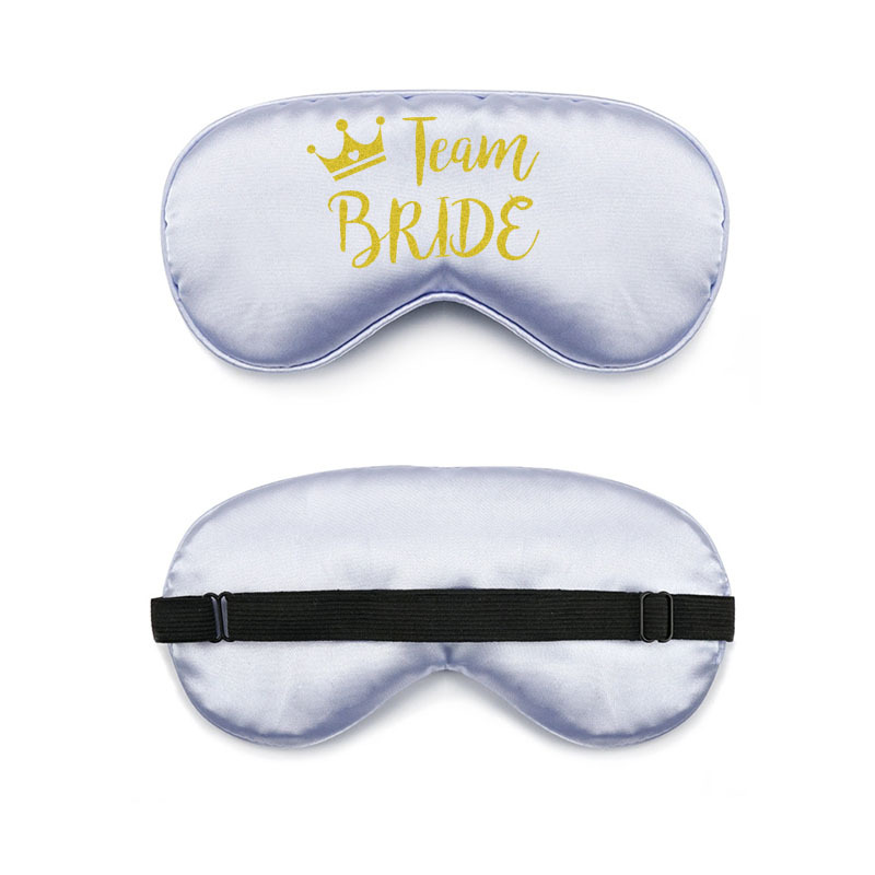 Bride And Bridesmaid Artificial Silk Eye Shield Adjustable Elastic Wedding Game Bridesmaid Gift display picture 5