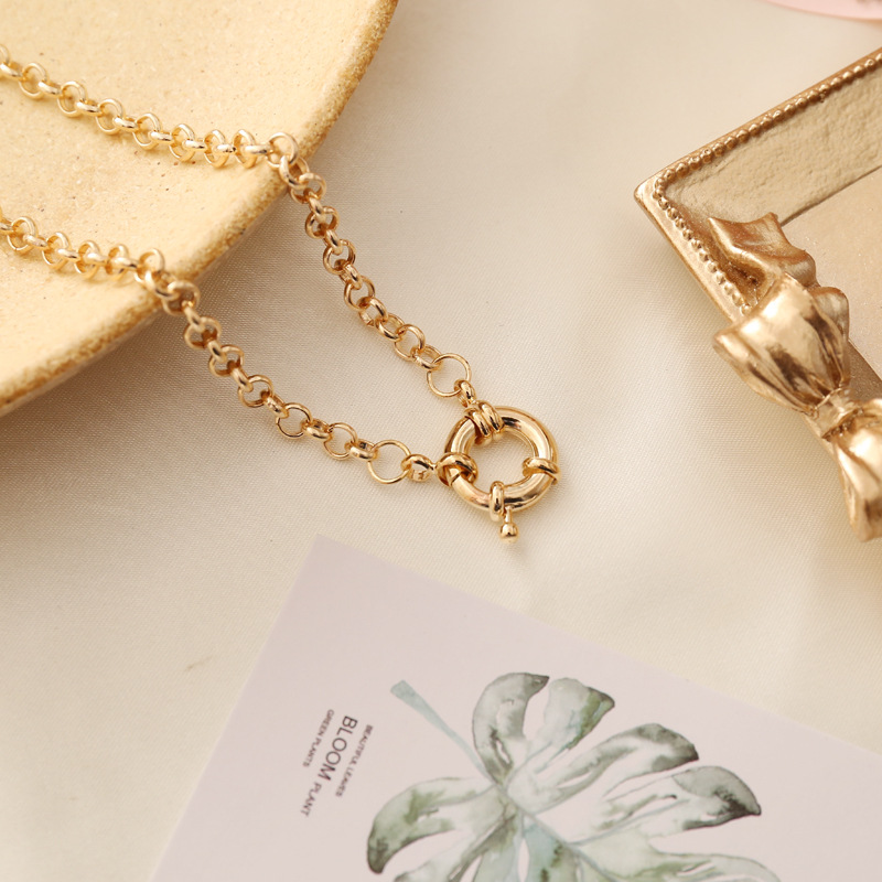 natural stone semi-precious stone multi-layer necklace