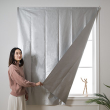 心房 涂银高遮光窗帘 遮光工程布 厂房出租房便宜窗帘 遮光隔热