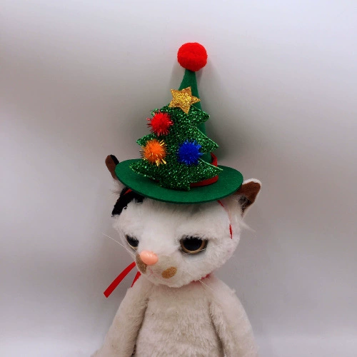 Рождественская Вечеринка Pet Hat Старик Головной убор Животных Волос Орнамент Маг Одеваются Праздничный Подарок
