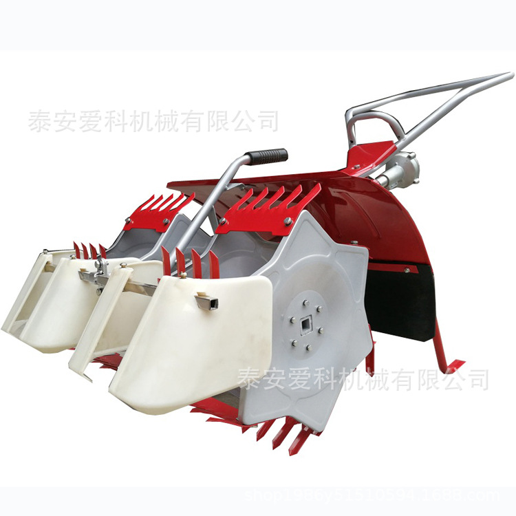 黑垄江家用小型汽油机水稻除草机单行双行水稻锄草机 插秧机2行