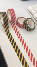 儿童玩具胶带 窄版道路胶带 日本和纸胶带 警戒线胶带DIY支持