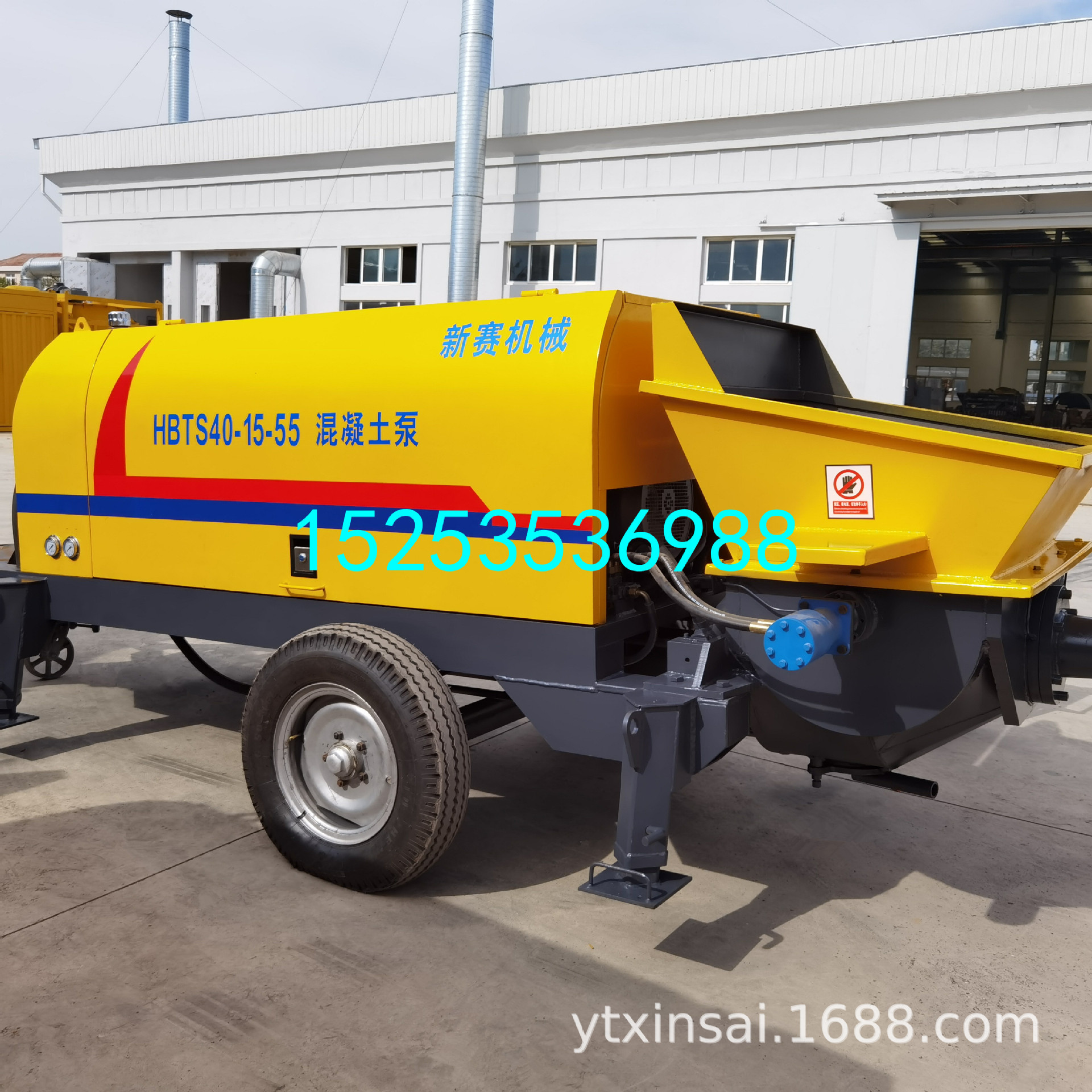混凝土地泵 山东烟台小地泵 trailer concrete pump 40泵细石泵-阿里巴巴
