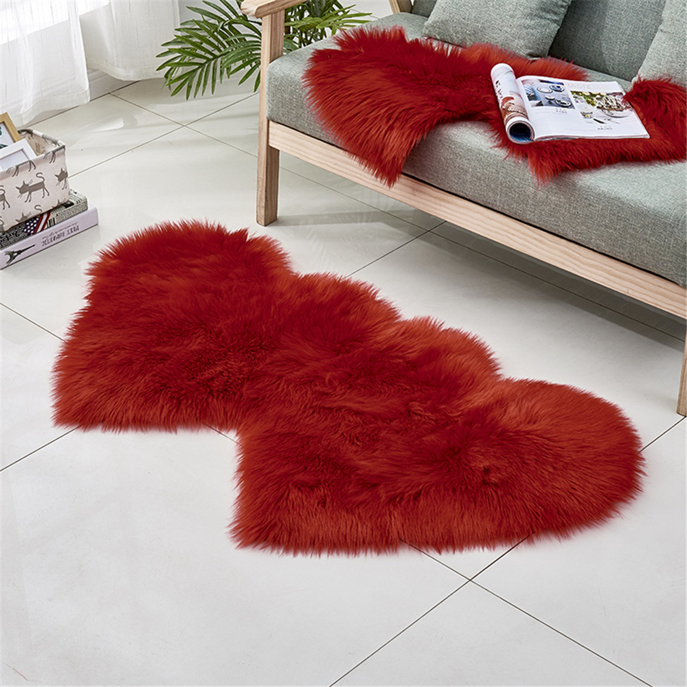 Modern solid color white carpet