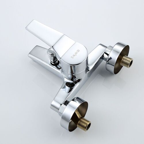 Wholesale brass YELTS triple hot and cold shower faucet, wall-mounted concealed bathtub shower faucet, hot and cold water mixing valve