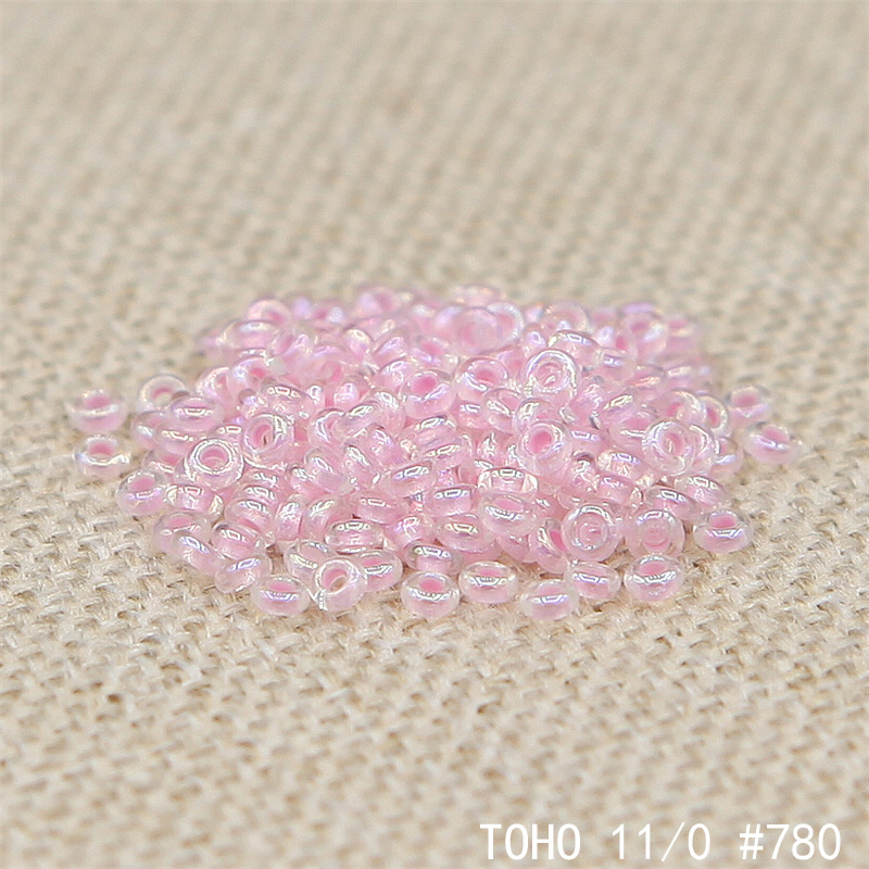 日本进口玻璃米珠TOHO东宝11/0甜甜圈系列散珠手工DIY饰品配件10g详情图1