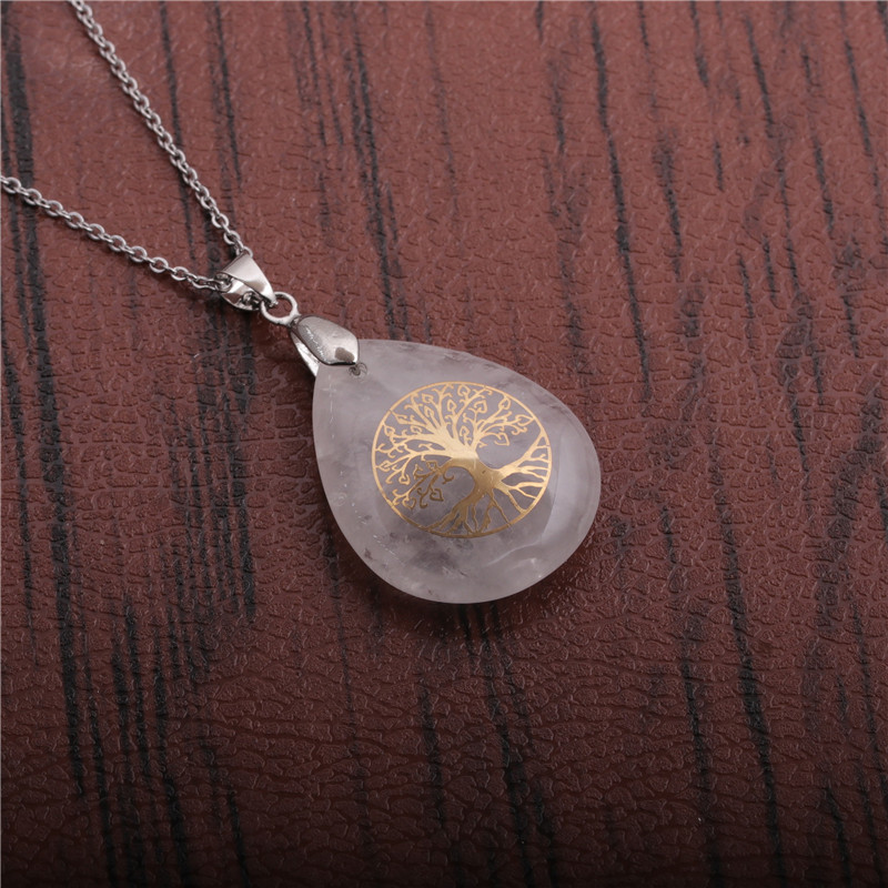 New Simple Tree Of Life Pendant Necklace display picture 1