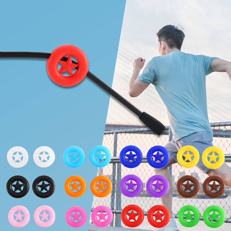 Soft high-grade round upgrade round five-pointed star silicone glasses non-slip cover off ear hook ear hanging glasses accessories