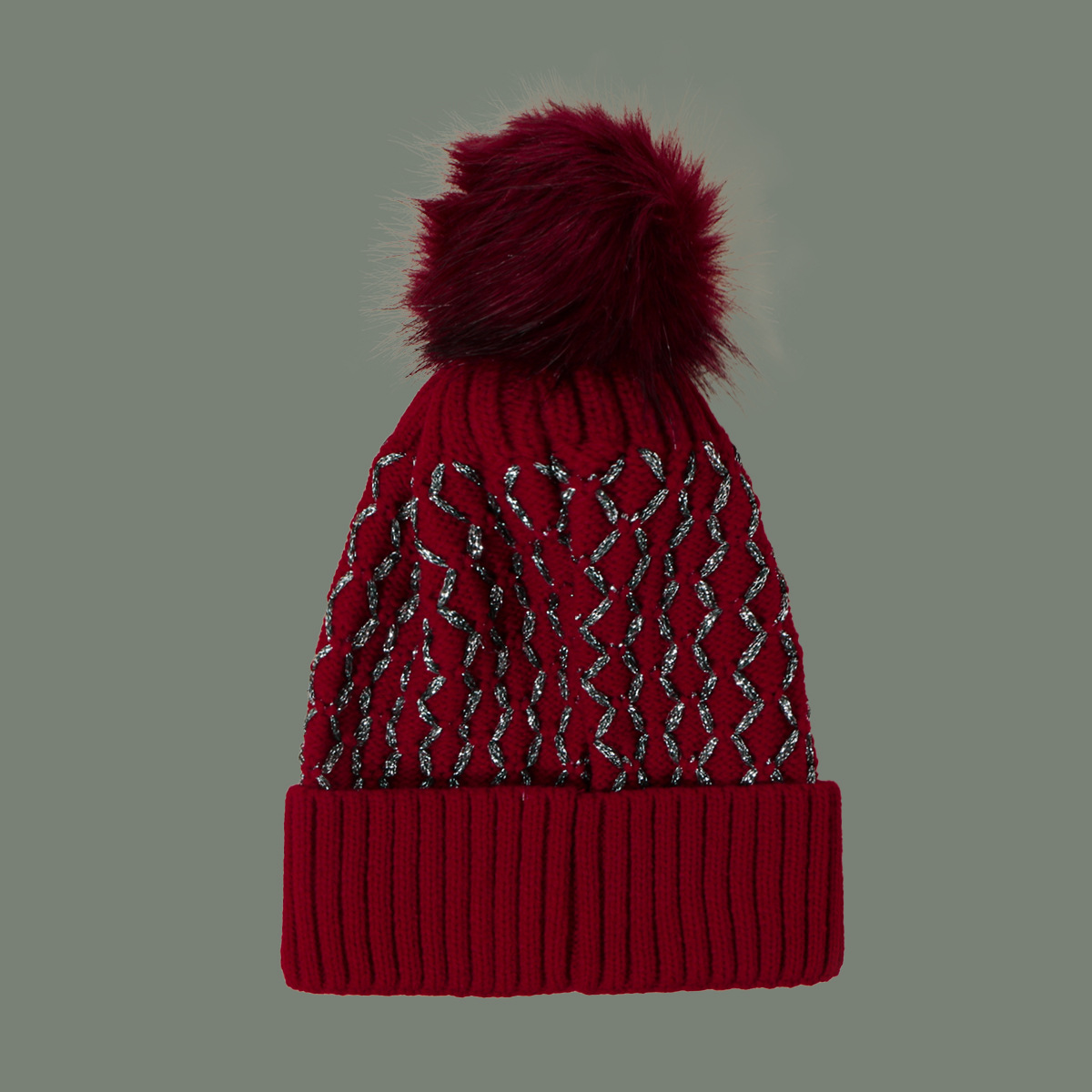 Fashion Bright Silk Woolen Hat display picture 6