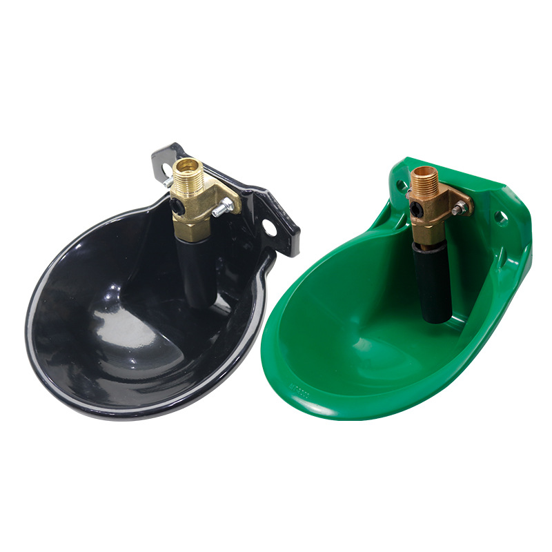 Placa de acero engrosada válvula de cobre ovejas bebedero cuenco automático de ovejas cuenco de líquido amniótico cuenco de agua potable de ovejas