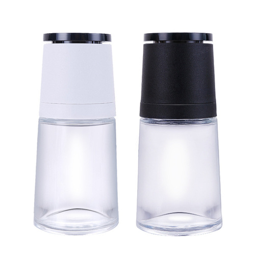 Pepper grinder manual freshly ground sesame black pepper particles home kitchen glass seasoning jar Japanese grinding bottle