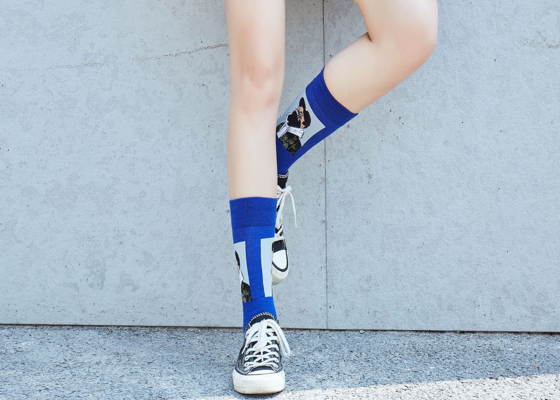 New Fashion Character Printing Cotton Stockings Wholesale Nihaojewelry display picture 9