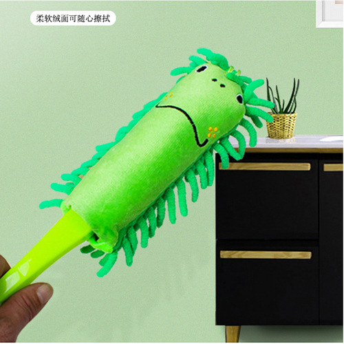 Korean version household car cartoon chenille dust removal brush physical store Taobao gift
