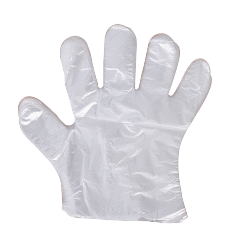 Disposable gloves 50 pieces PVC plastic gloves beauty salon thickened disposable gloves wholesale