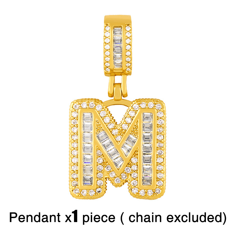 Hot Selling 26 English Letter Pendants Diy Necklace display picture 3