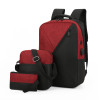 Men's capacious backpack, fashionable bag, laptop for elementary school students, for secondary school