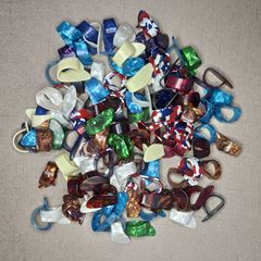 Guitar thumb and index finger pick, celluloid material, colorful picks, music ukulele instrument finger pick