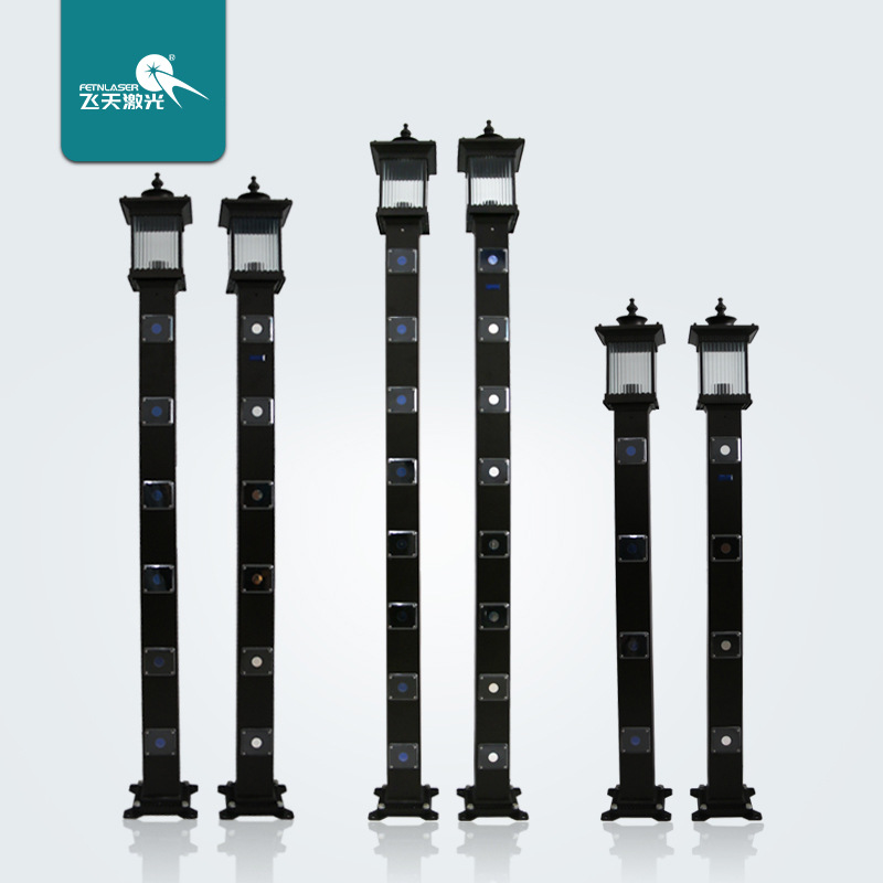 飞天激光落地式景观灯型入侵探测器对射周界安防报警器智能安防