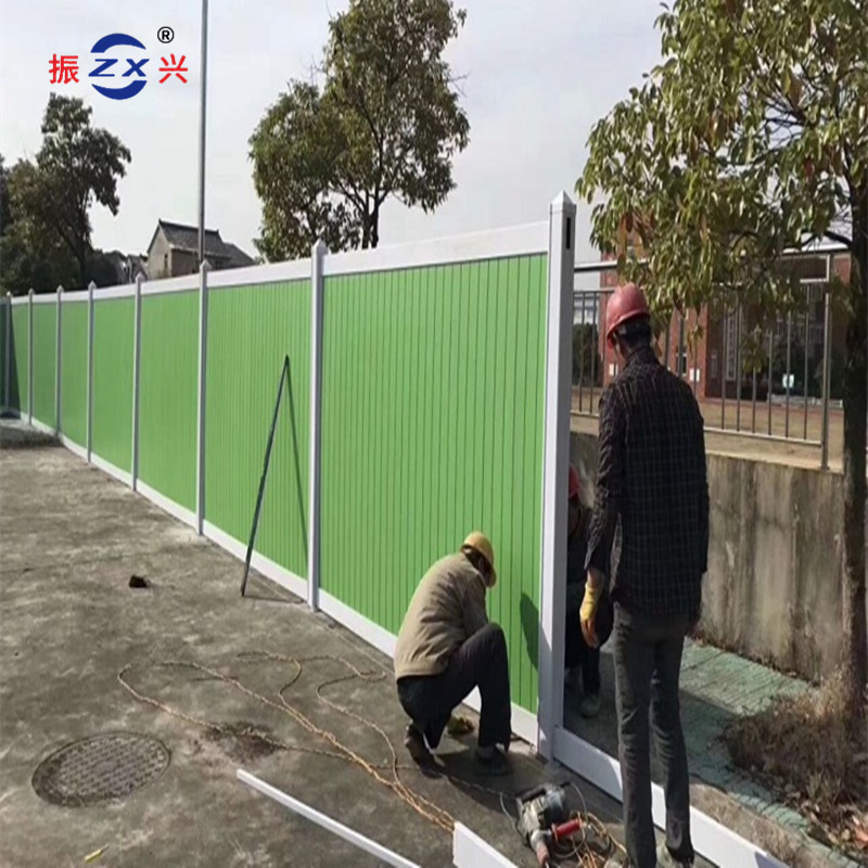 广州现货pvc围墙围挡 蓝色pvc道路施工围挡 建筑工地施工临时围挡