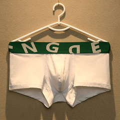 Men's underwear pure cotton boxer briefs youth personality trend boxer briefs sweat-absorbent breathable comfortable shorts red trendy