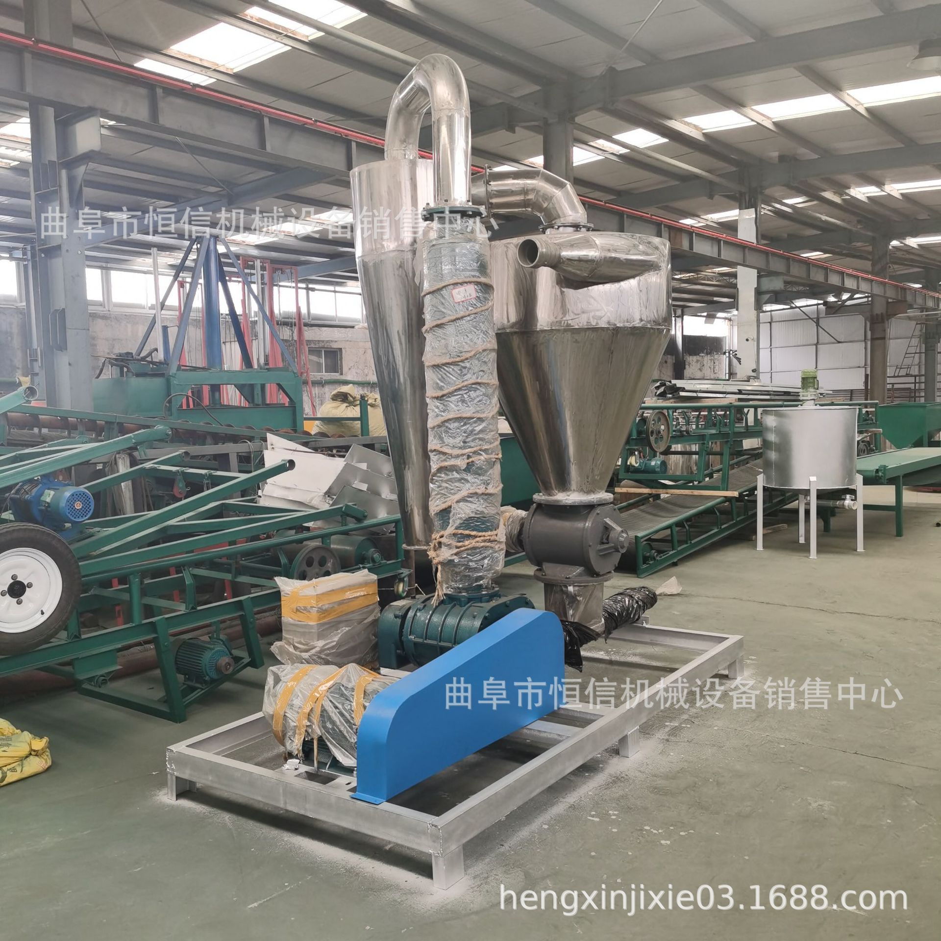 化工厂风送型不锈钢气力输送机石灰粉负压布袋除尘气力吸灰机zcjb