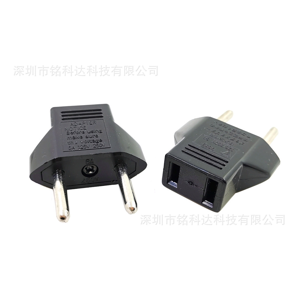 美规转欧规转换插头JHD-9619 美标转换欧标 单一转换插头