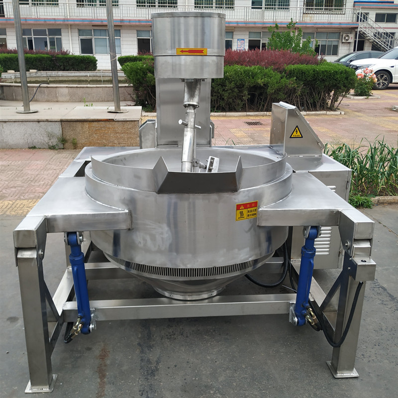 大型全自动棉花糖炒锅 食品厂专用不沾不糊芝麻糖炒制设备 炒糖机