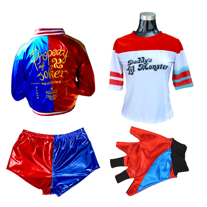 Клоунская одежда для самоубийств Клоун Девушка Харлин Куинсель Гарри Куинин