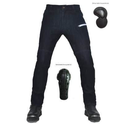 2020 pantalones vaqueros de motocicleta para hombres y mujeres pantalones de montar en motocicleta pantalones impermeables a prueba de viento Kevlar resistente al desgarro resistente a la caída