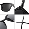 Fashion TAC polarized sunglasses Ms. commute trendy wearing sunglasses GM same square box polarized glasses men