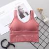 Top with cups, sports bra, underwear, push up bra for yoga, bra top, for small vest