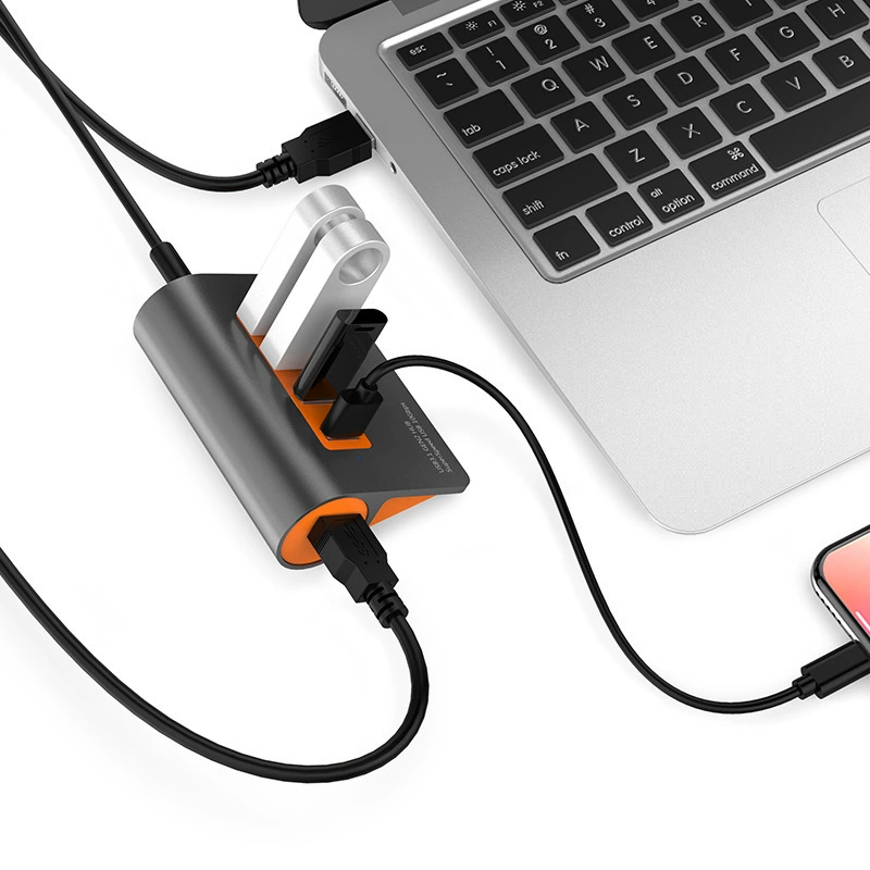 Хаб ноутбука USB 3.1 SEV высокой скорости OrICO ORRE M3H4-G2 один вход, четыре выхода HUB- преобразователь