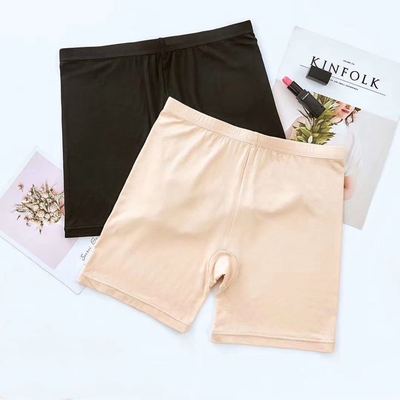 加大加肥大碼莫代爾女士安全褲 蕾絲防走光花邊加檔打底安全褲