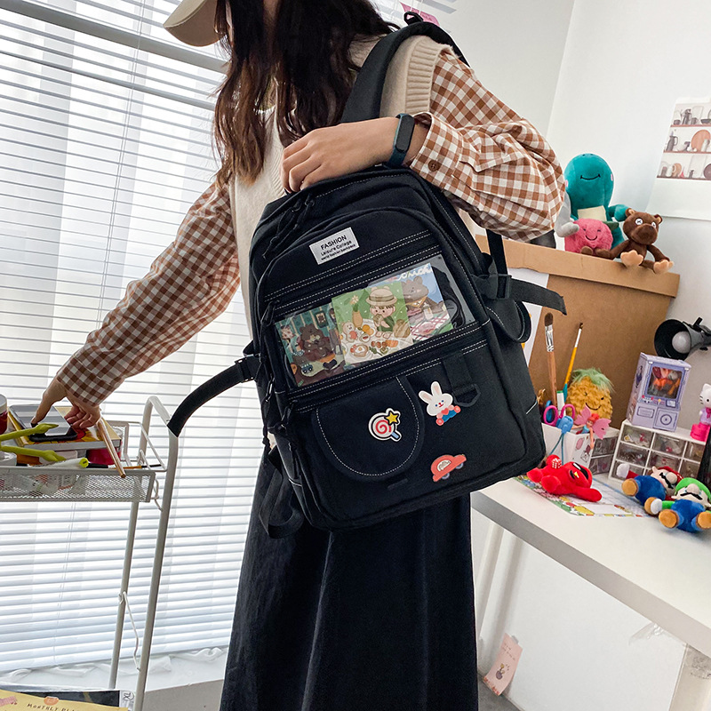 Cute Transparent Funny Soft Backpack display picture 110