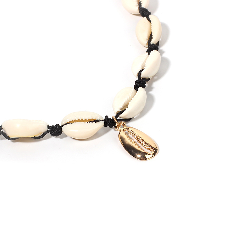 15g Weight Necklace Classification Wedding, Travel Occasion Women'S Gender Pink, Yellow, Black Color Hot Selling Fashion Temperament Candy Color Fluorescent Shell Necklace 6