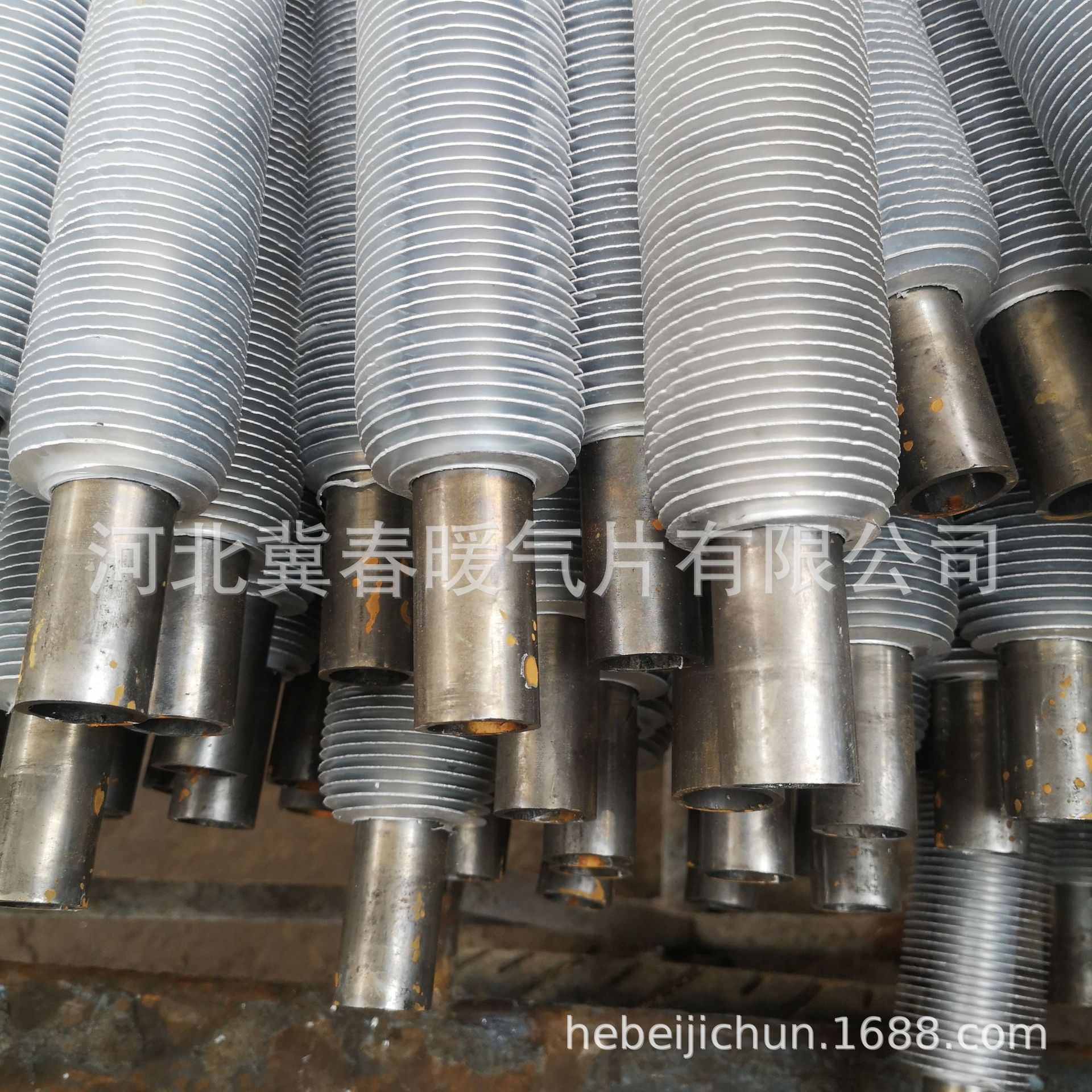 Supplying customized For drying reunite with Finned tube Radiator Steel pipe Aluminum fins radiator