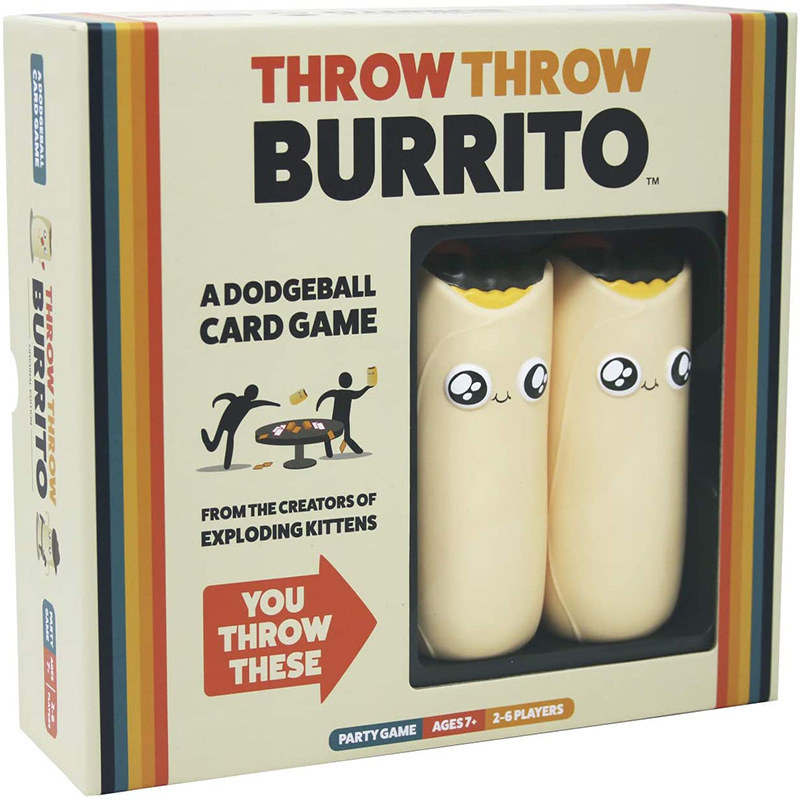 新款桌遊英文版 throw throw burrito抛玉米卷聚會遊戲牌跨境專供