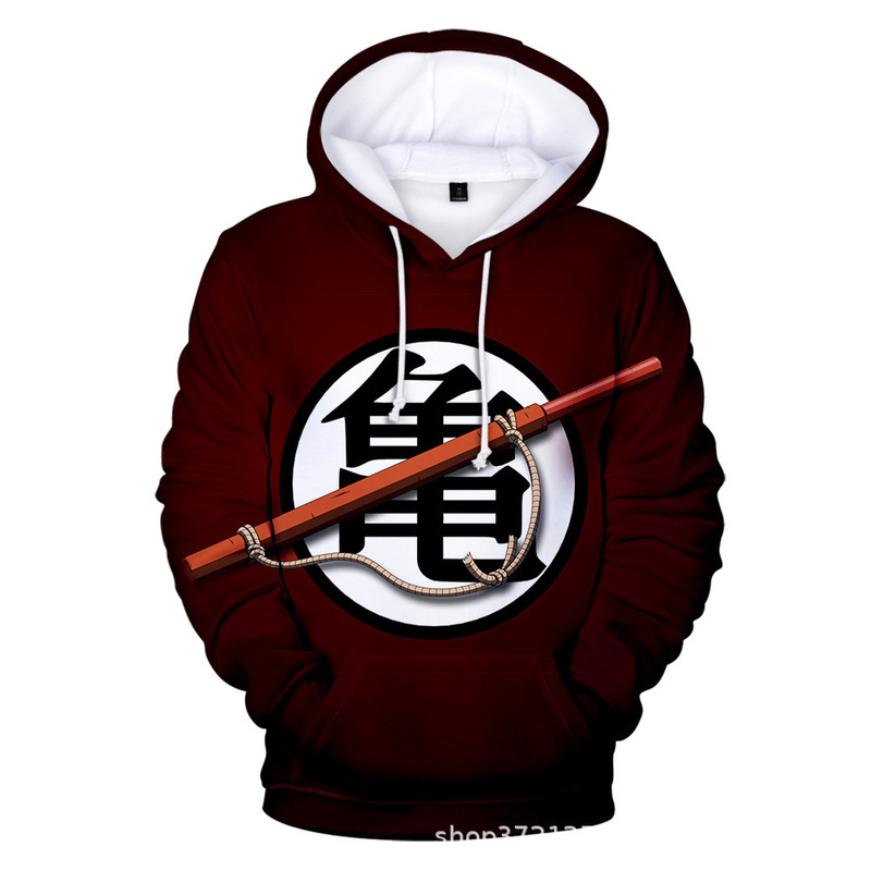 AliExpress Amazon ebay Foreign Trade Dragon Ball Series Dragon Ball Super 3D Digital Printed Sweater Men's Hoodie