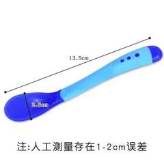 Baby Temperature-Sensing Spoon, Toddler Learning to Eat Medicine Soup Spoon Set, Temperature-Change Color, Factory Wholesale