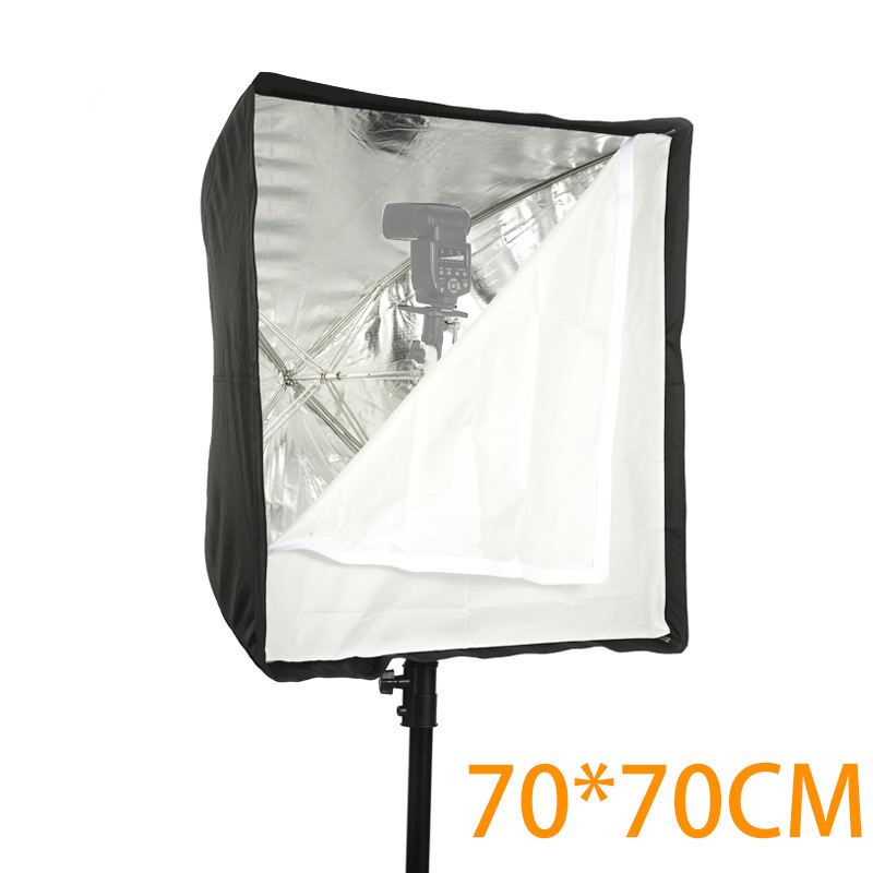 辉摄Lightupfoto摄影柔光箱 闪光灯柔光箱 70*70cm闪光灯套装专用
