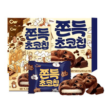 韓國進口零食 青右牌巧克力味打糕麻糬夾心糯米年糕派餅干小吃90g