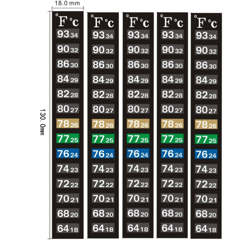 Aquarium fish tank thermometer