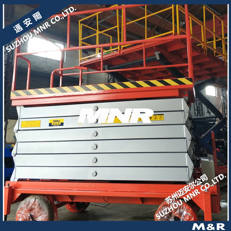 【可靠耐用】苏州迈安尔登高作业车 高处维修安装用液压升降车