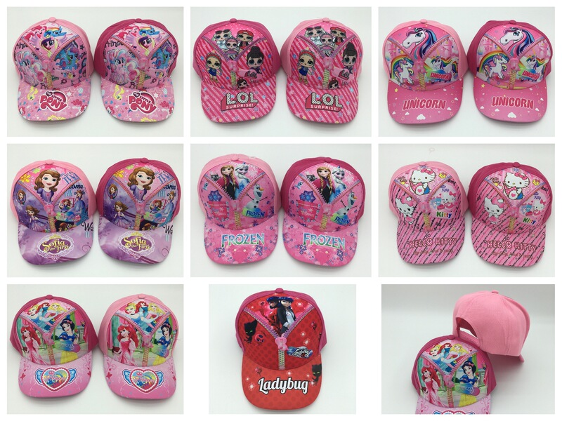 Cute foreign trade cartoon children's cap 3D children's baseball cap sunshade cap foreign trade supply