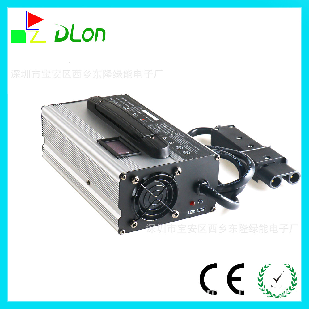 48V15A雅马哈yamaha110V美规Trojan高尔夫球车带显示专用充电器