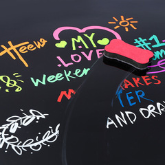 廣納8色電子熒光板6MM熒光筆多色廣告黑板1080-8熒光水彩筆