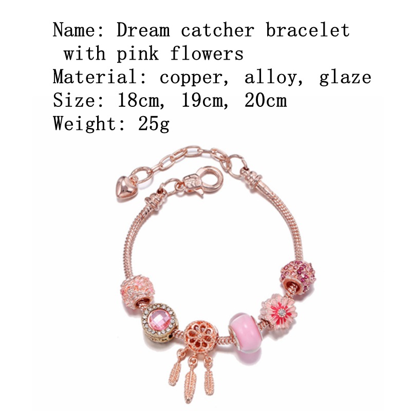 Elegant Flower Copper Inlay Artificial Gemstones Bracelets