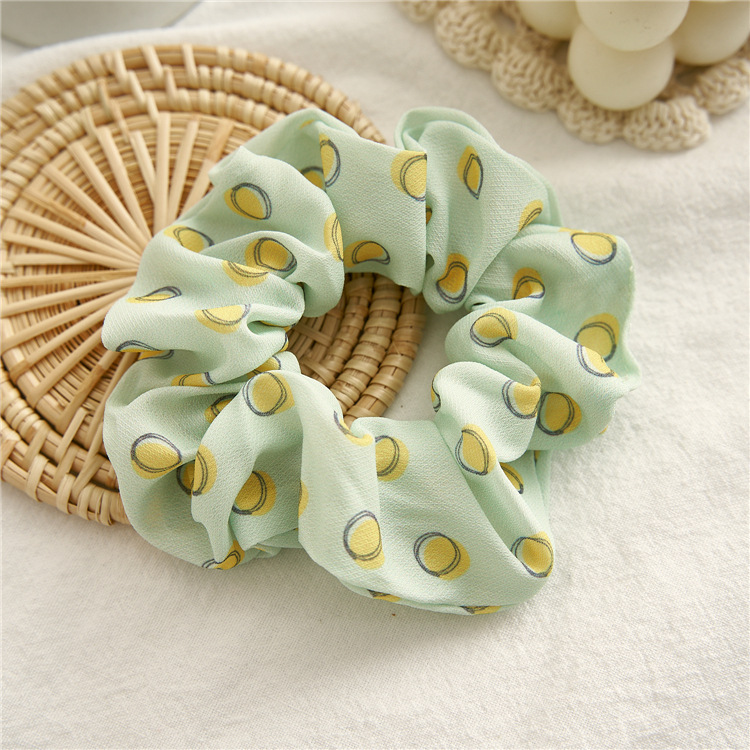 Korean New Bow Striped Dots Hair Scrunchies display picture 11