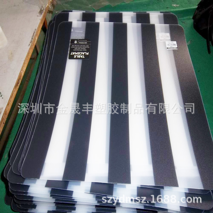 透明PVC日历桌垫卡通人物宣传垫印logo彩印PP垫板PP磨砂桌垫工厂